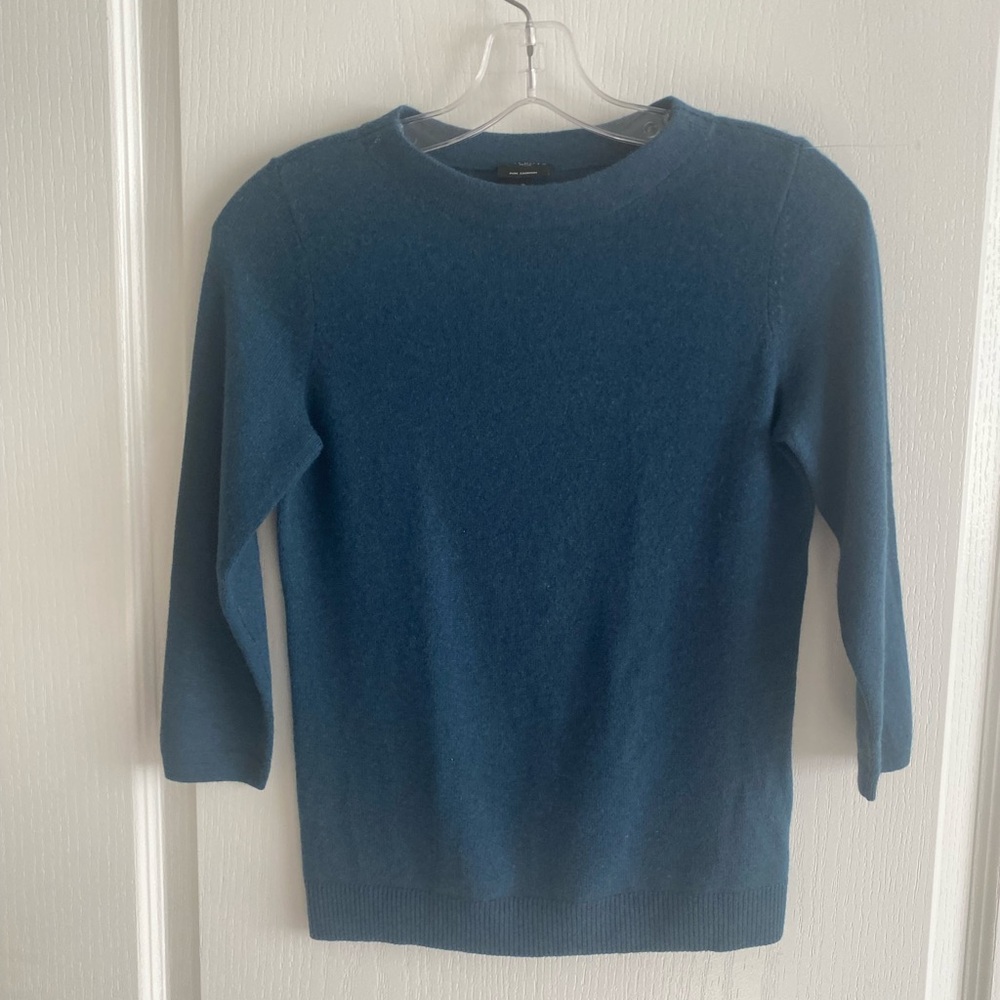 Talbots Teal Cashmere Sweater
